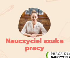 Terapeuta pedagogiczny szuka pracy