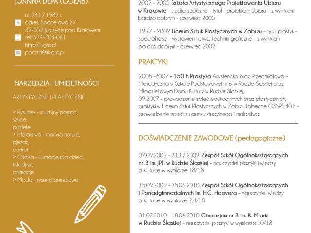 Nauczyciel plastyki, wiedzy o kulturze lub nauczyciel świetlicy