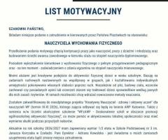 Nauczyciel wychowania fizycznego/Edukacja zdrowotna (1/2 etatu < )